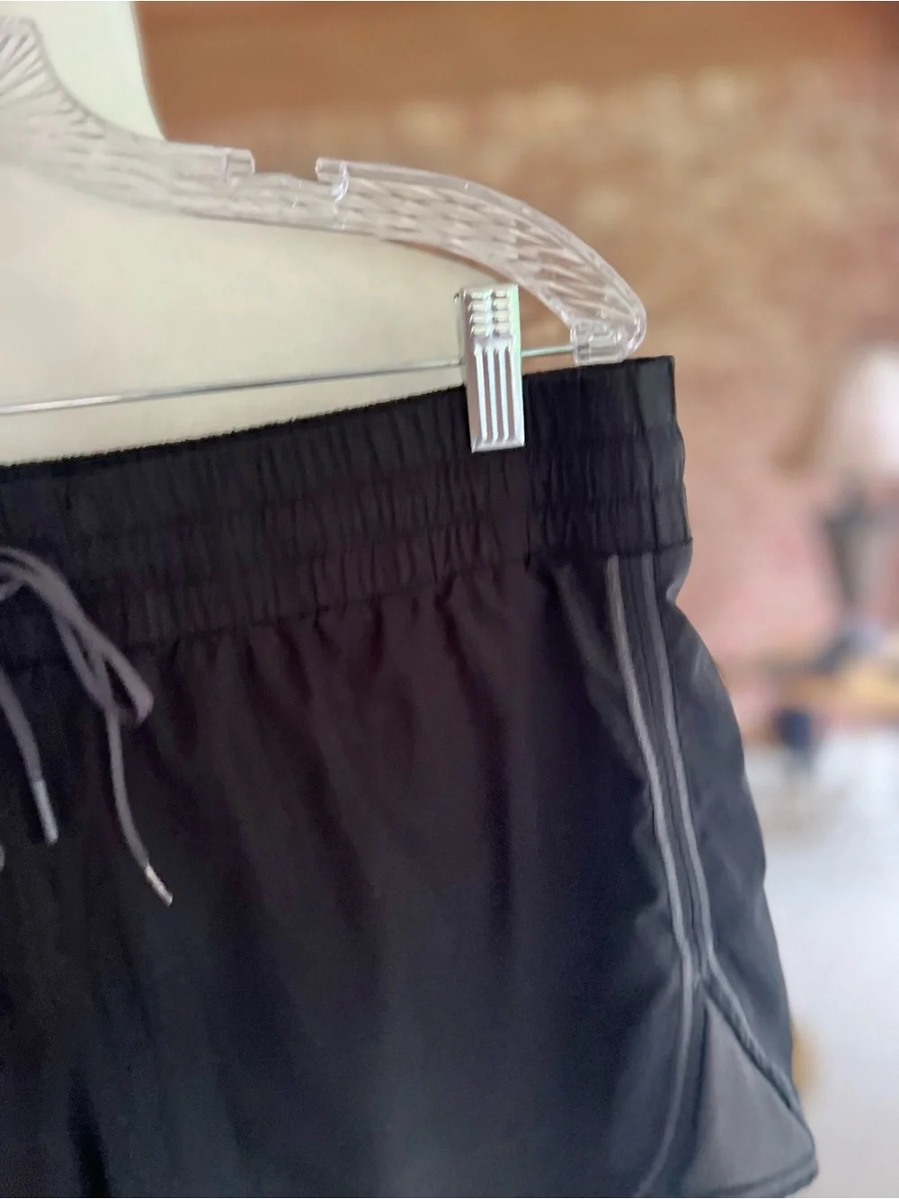Athleta Tia Black Paisley Shorts L